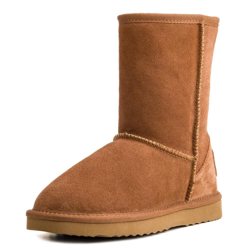 AUSLAND WOMEN'S BOOTS WINTER SHORT BOOT SNOW BOOTS FOR WOMEN WATERPROOF 9.5US CH